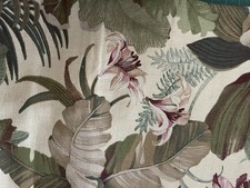 Jungle Print Barkcloth Fabric