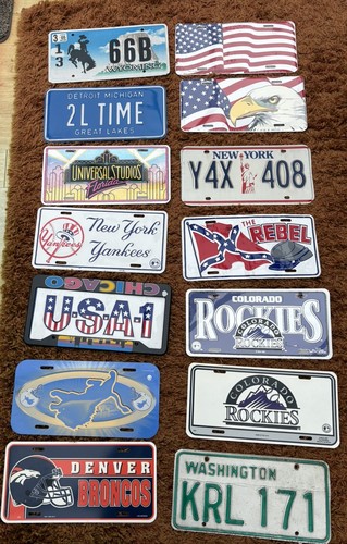 Vintage american license - vintage,