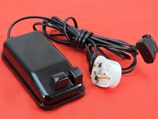 ORIGINAL SINGER 201K/99K/401G/185K/66 FOOT PEDAL CONTROL, REWIRED TO BS STANDARD