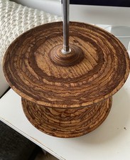 2 Tier Cupcake Stand Vintage Rustic Wood Cake Stand Display Holder Desserts