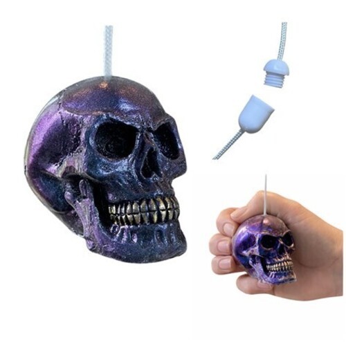 Metallic purple skull light - metallic,