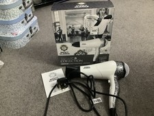 Nicky Clarke Lace Collection 2000w White Black Nozzle Hair Dryer