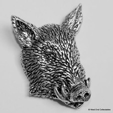 Wild Boar Pig Head Frontal