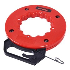 50ft Electrician Fish Tape Cable Wire Access Conduit Drywall Rod Threader Guide