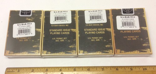 Bar 9914 playing cards - ka-bar,