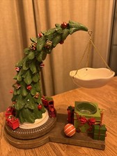 Yankee Candle Musical Christmas Tree And Train Wax Melt Burner New In Box 