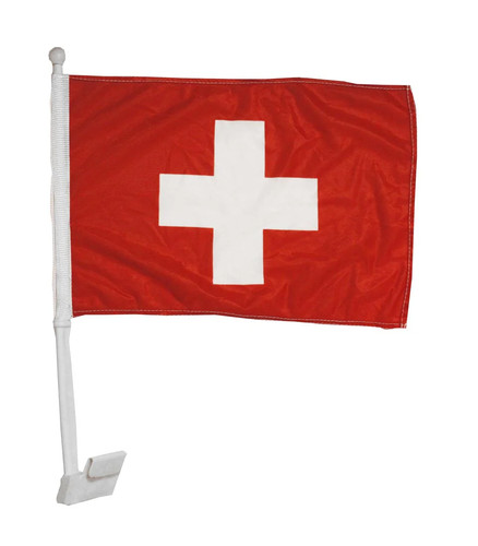 Switzerland car flag - switzerland,