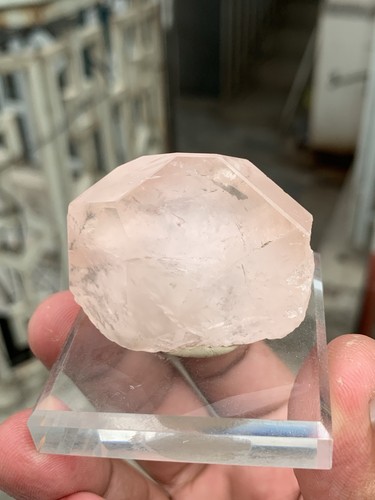 Super gemmy morganite crystal - super,