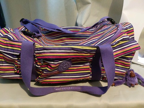 Kipling luggage bag - luggage, striped