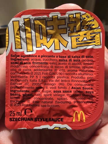 Mcdonald szechuan sauce - mcdonald's,