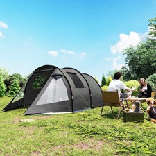 3-4Persons Tunnel Tent 2Room
