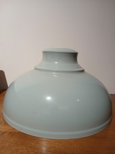 Metal Ceiling pendant duck egg