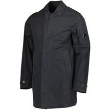 Cp Company Black Nycra Trench Coat