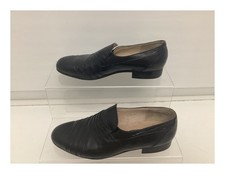 Grosvenor Black Leather Slip