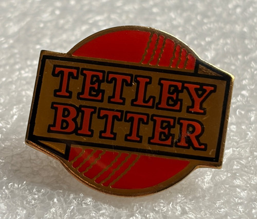Tetley bitter crcket ball pin - bitter,