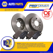 2x Solid Brake Discs and Pads