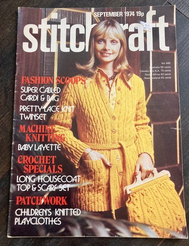 Stitchcraft magazines 1974 - stitchcraft,
