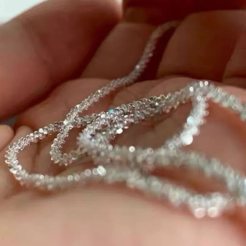 925 silver shiny gypsophila - silver,