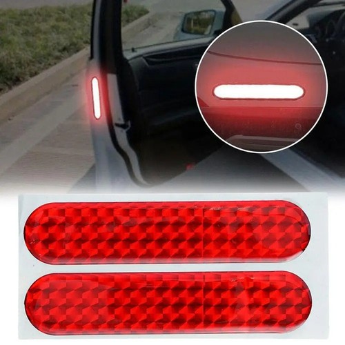 Red reflective safety - 2x,