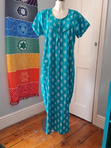 Cotton maxi kaftan dress - cotton,