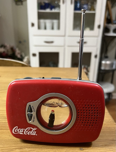 Coca cola portable radio - portable, am/fm