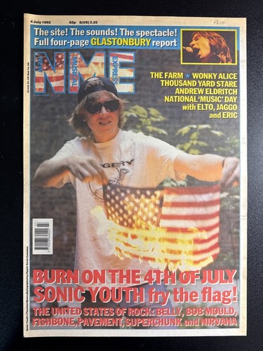 Sonic youth nme cover page - -,