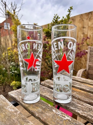 Heineken pint glasses - x,