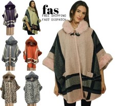 Women's Faux Fur Trim Hooded