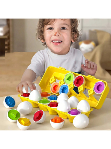 Easter egg shape sorting - egg,