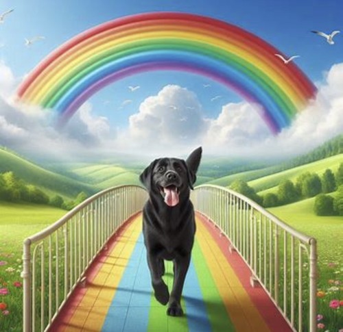 Black labrador cross - black,