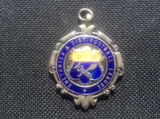 1924 Solid Silver & Enamel Smithwick & District Football League Cup FOB Medal