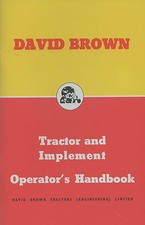 DAVID BROWN 25D 30D TRACTOR AND IMPLEMENT OPERATORS HANDBOOK 