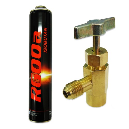 Refrigerant gas canister r600a - gas,