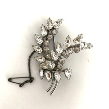 Vintage Paste Crystal Brooch
