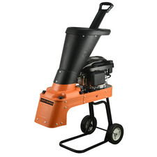 Petrol Wood Chipper Shredder Mulcher - Heavy Duty - 4HP - 50mm Cutting Width
