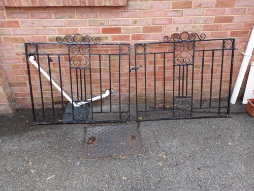 Heavy duty black wrought iron - wrought,