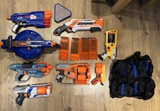 Nerf Gun Dart Bundle Collection Job Lot Elite Strongarm Hailfire Strike Flipfury