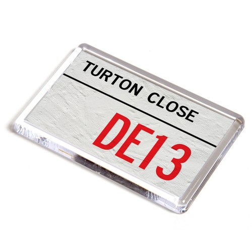 Fridge magnet turton close - turton,