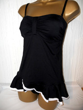 BLACK / WHITE NEXT MULTIWAY SKIRT SWIMDRESS SWIMSUIT SIZE 14 NEW