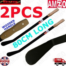 2 X 80CM 31" GRASS SLASHER WEED SCYTHE WOODEN WEED SLASHER CLEARING LONG GRASS