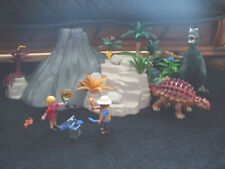Playmobil 100% Complete Set 5230 Large Exploding Volcano with T-Rex Dinosaur