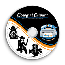 COWGIRL CLIPART -VECTOR CLIP