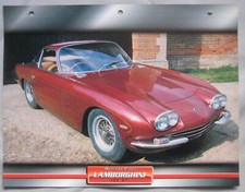 Lamborghini 400GT Dream Cars Card
