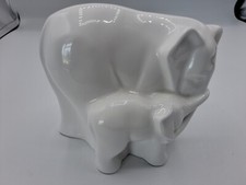 COALPORT THE MOMENTS COLLECTION TENDER MOMENT MOTHER AND BABY ELEPHANT ADORABLE