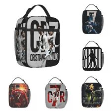 Football Star 3D Insulated Lunch Bag School Picnic Snack Lunchbox Travel Box UK