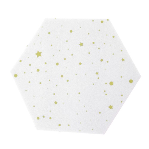 Hexagon felt board sky - felt,