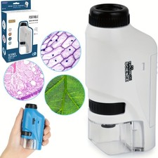 60-120X Handheld Mini Microscope Explorer Kit Pocket Microscope  Kids XMAS Gift