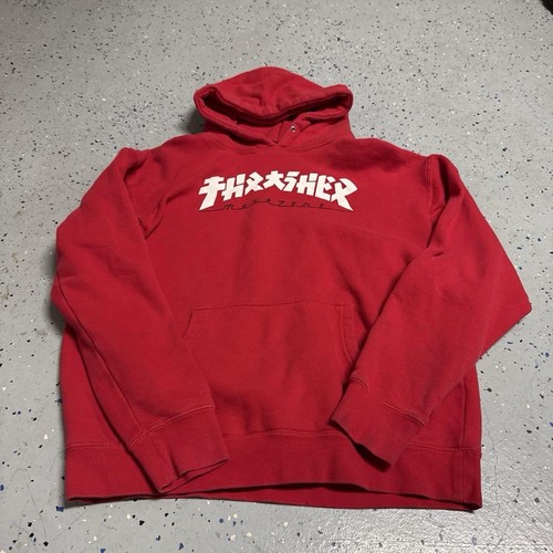 Thrasher skate magazine red