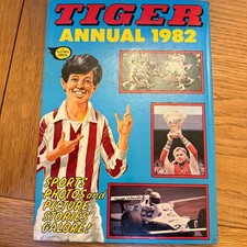 Tiger Annual 1982 – Fleetway Sports Comic Annual – Good Condition