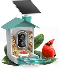 COOAU 3MP Smart Bird Feeder with Camera Wireless Outdoor,Auto Recording Camera